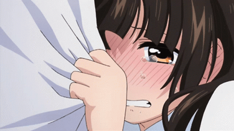 Kuma Miko Anime Girl Crying