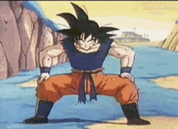 Goku Leg Stretching Excercise