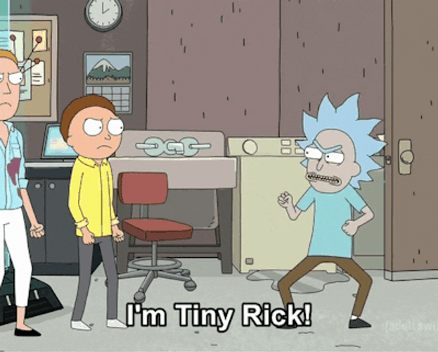 Rick And Morty I&m Tiny Rick
