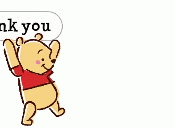 Pooh And Piglet Thank You