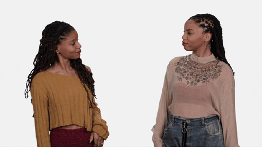 High Five Chloe And Halle