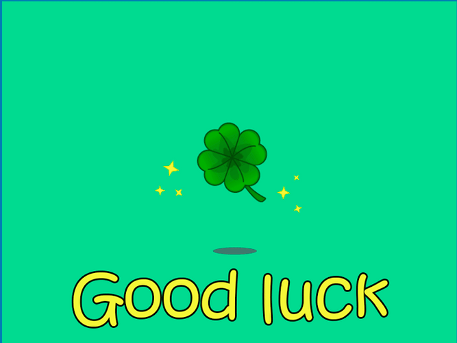 Good Luck Clover Green Aesthetic