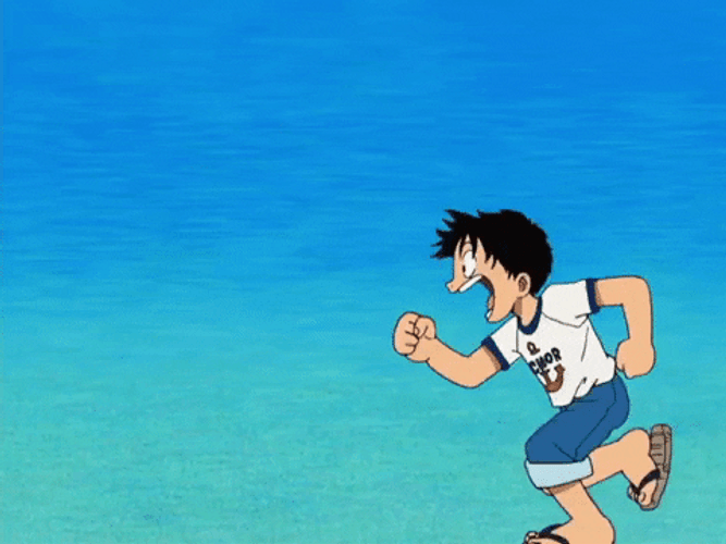 Running One Piece Luffy