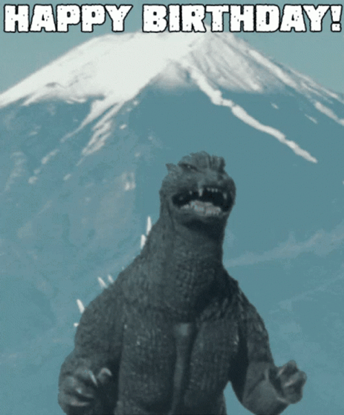 Godzilla Happy Birthday Meme