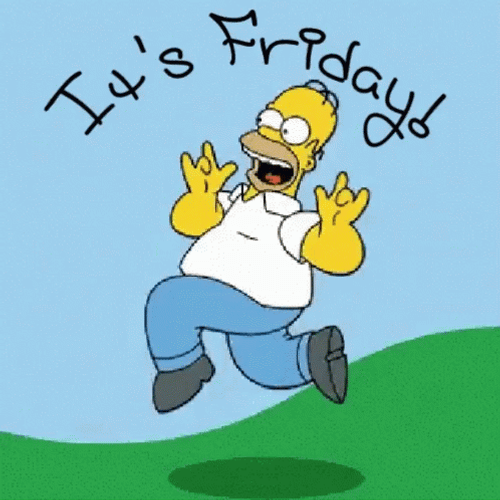 Its Friday Frolic Homer Simpson