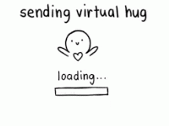 Ghost Sending Virtual Hug