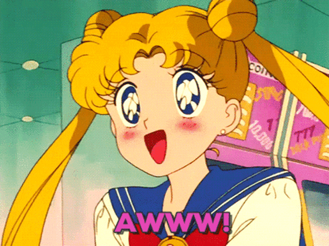 Cute Sailor Moon Blushing