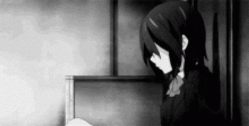 Sad Anime Crying Alone