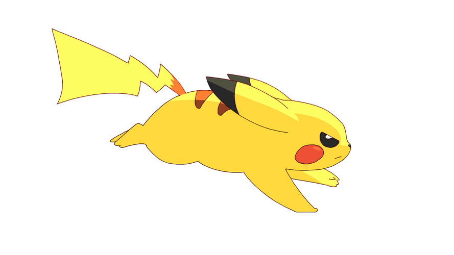 Pokemon Pikachu Running