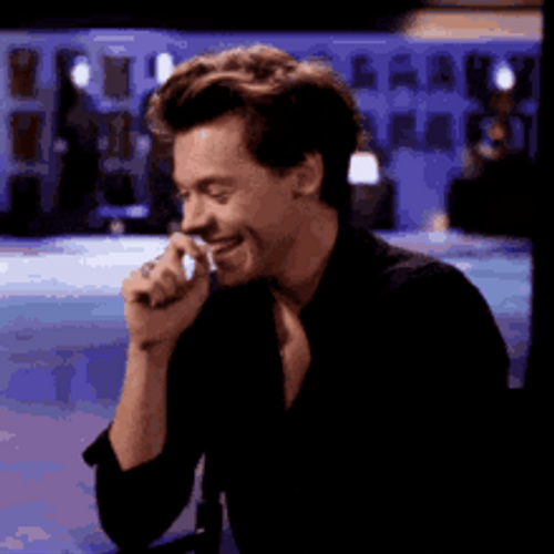 Happy Harry Styles Laughing Dimples