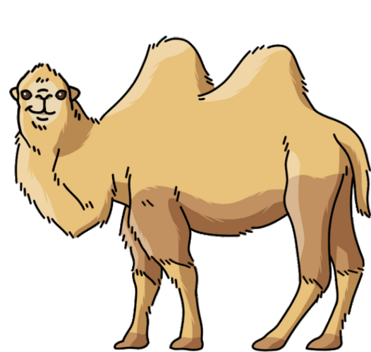Bactrian Camel Cute Sticker