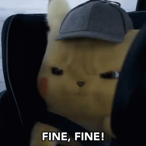 Pikachu Fine Fine