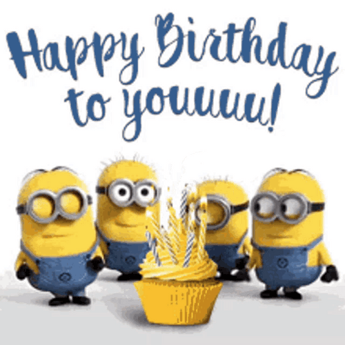 Happy Birthday Cake Minions