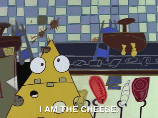 I Am The Cheese Cartoon