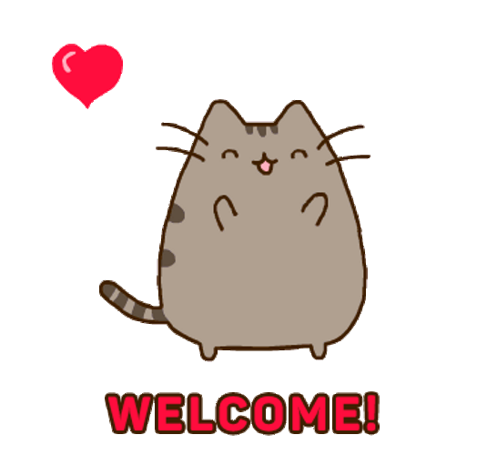 Pusheen Cat Welcome