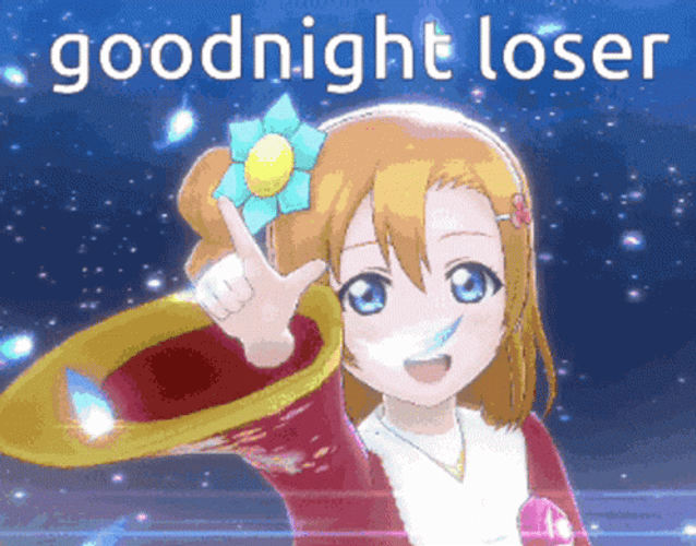 Good Night Loser Honoka Kousaka Sifas