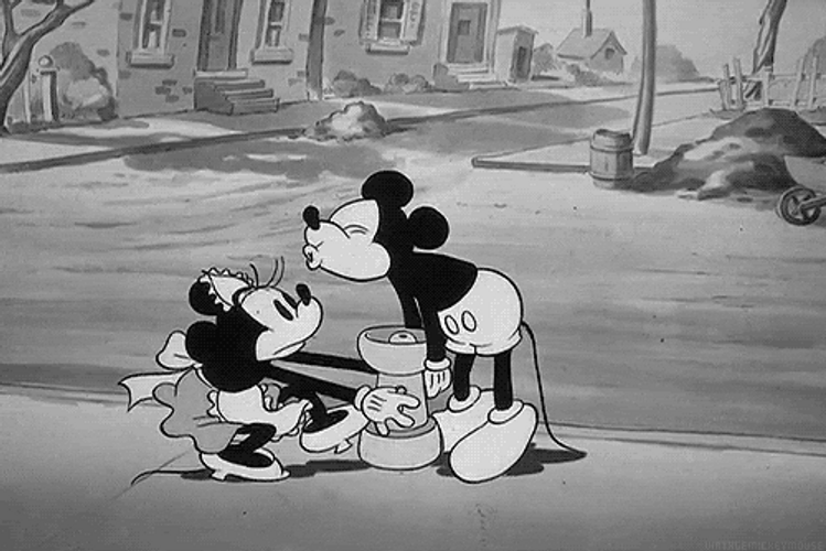Vintage Cartoon Mickey Mouse