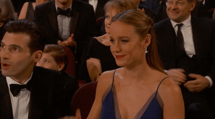 High Five Brie Larson Oscars