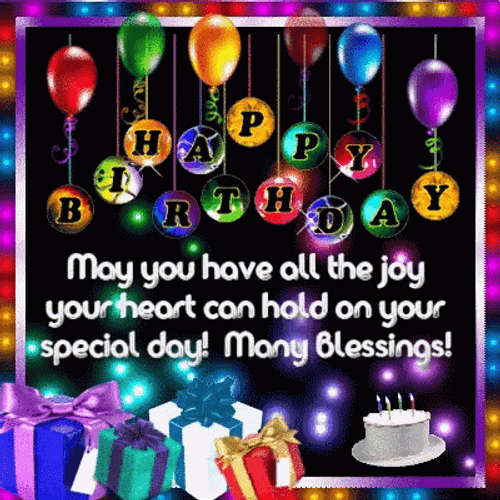 Happy Birthday Animated Greetings Wish