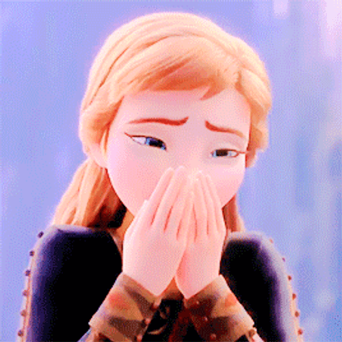 Crying Frozen Anna