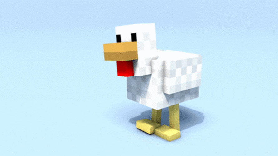 Minecraft Chicken Animation