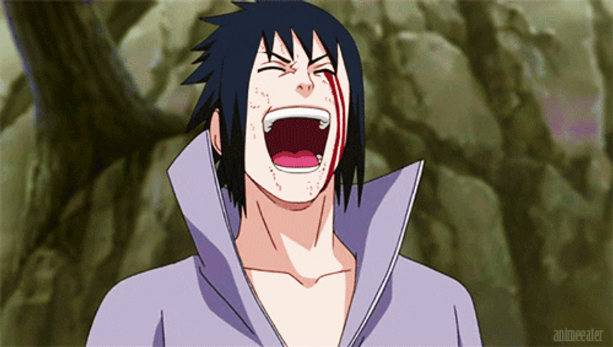 Sasuke Laughing Out Loud