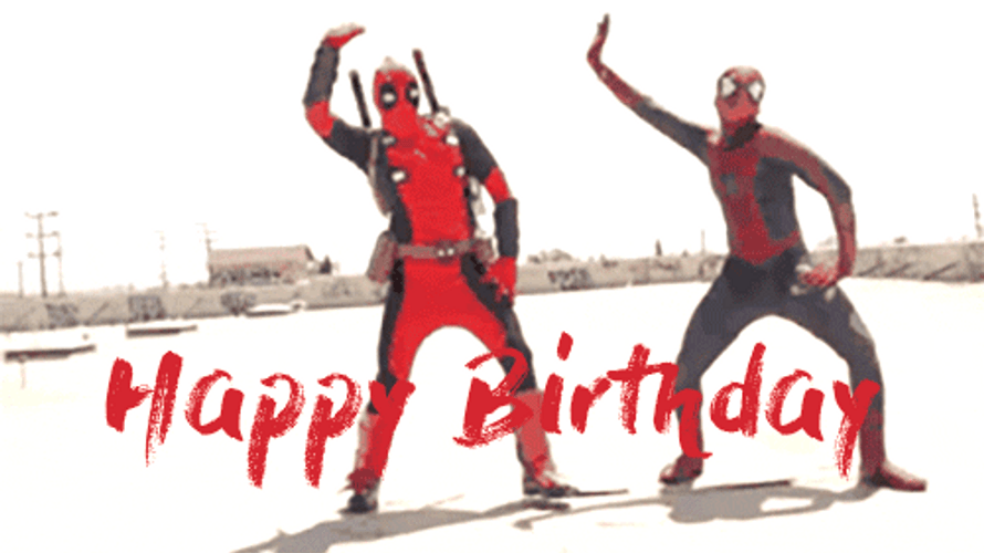 Happy Birthday Meme Deadpool Spider-man
