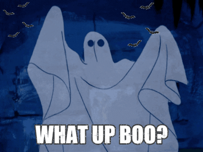 Halloween Ghost What&s Up Boo