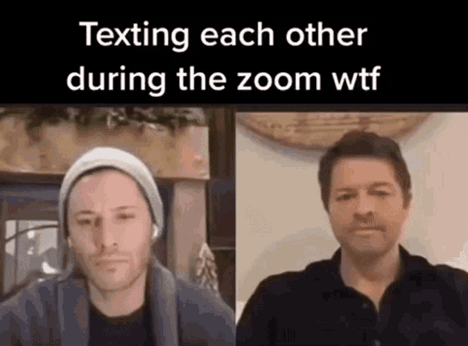 Texting During Zoom