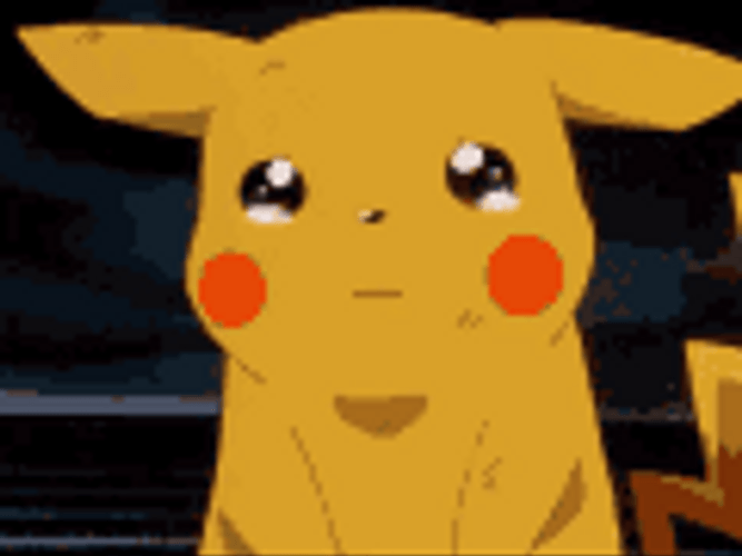Crying Anime Pikachu Sad