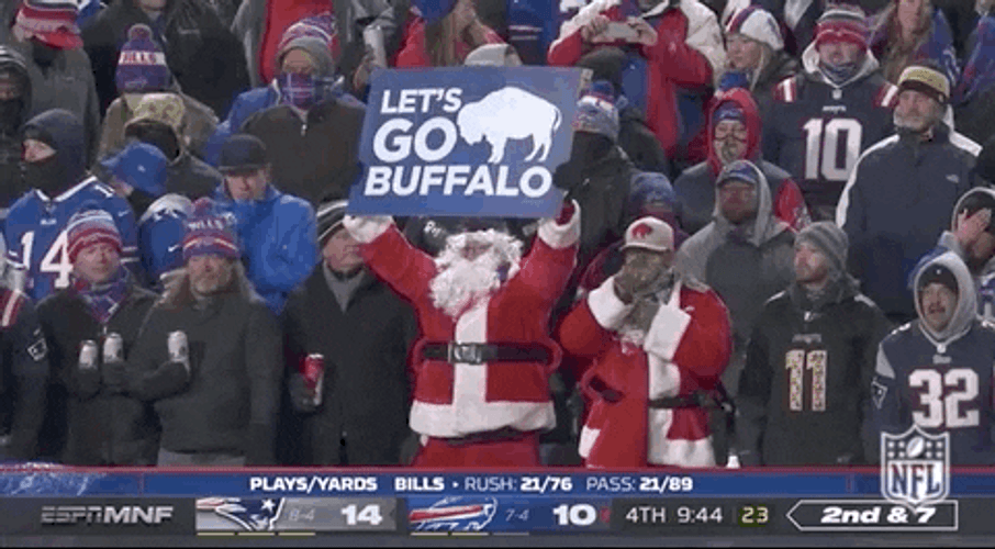 Buffalo Bills Santa Claus Fan