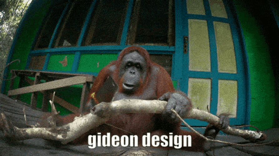 Funny Gideon Monkey Design