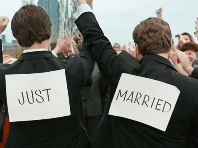 Gay Couple Just Married