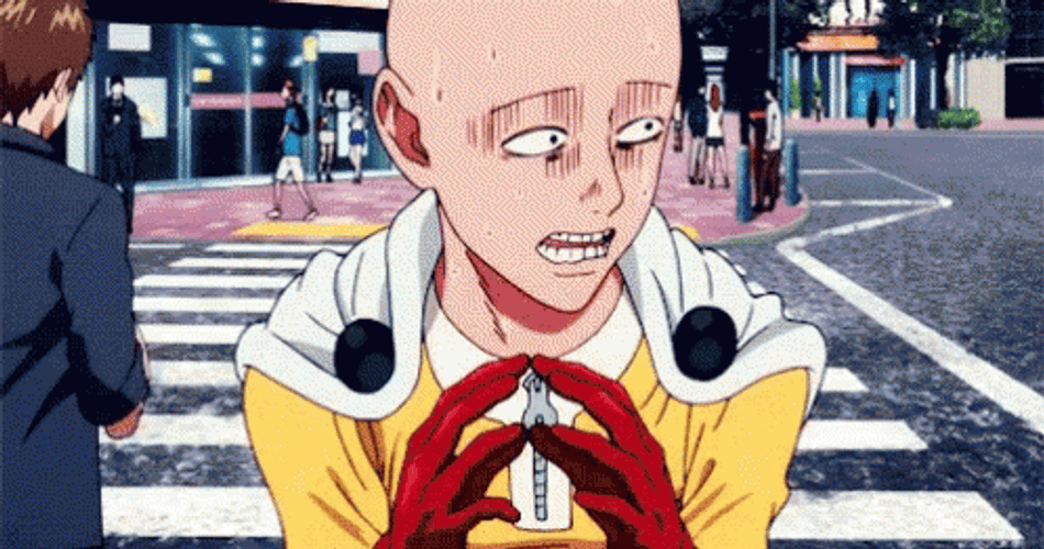 One Punch Man Nervous