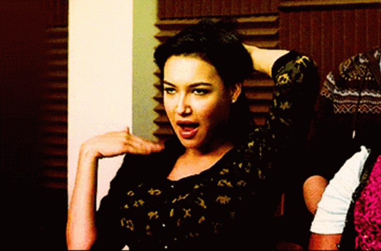 Hot Fanning Santana Glee
