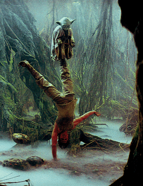 Star Wars Luke Skywalker And Yoda