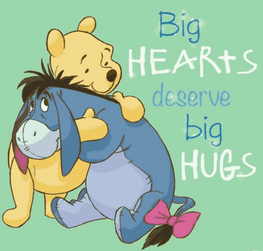 Winnie The Pooh Eeyore Hug
