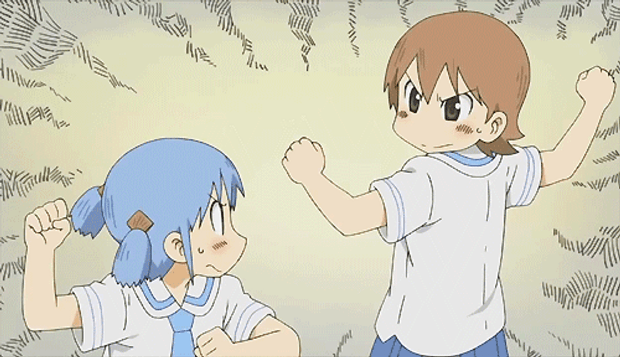 Anime Weird Handshake