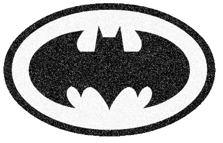 Black And White Batman Logo