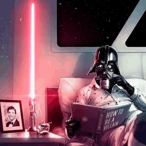 Darth Vader At Bedtime
