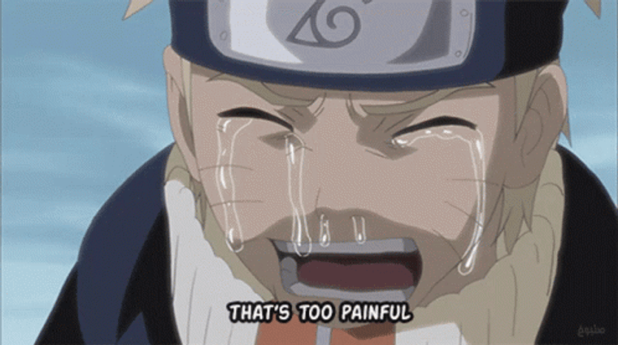 Naruto Anime Crying In Pain