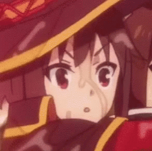 Megumin Staring With Doubt
