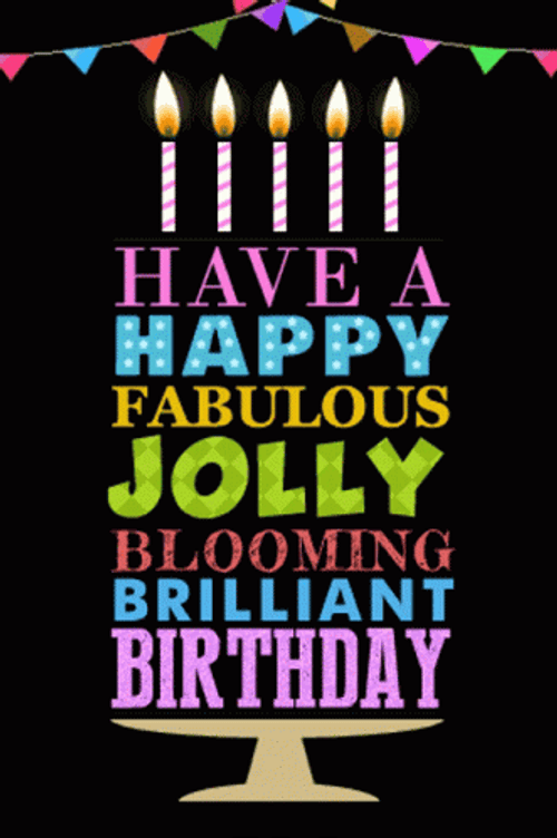 Animated Jolly Birthday Wishes