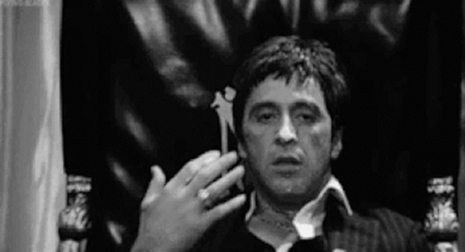 Al Pacino Wiping His Nose