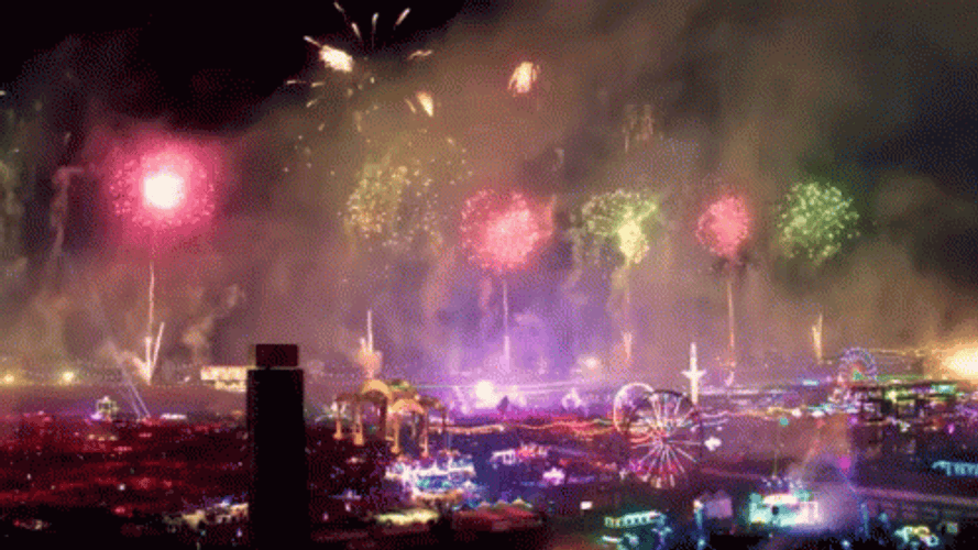 Las Vegas Music Festival Fireworks