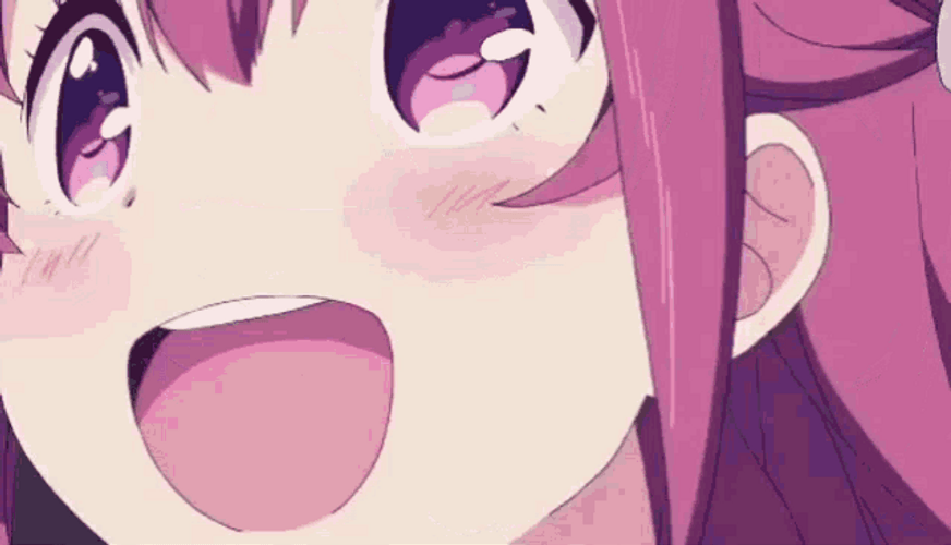 Sneaky Anime Girl Smug Face