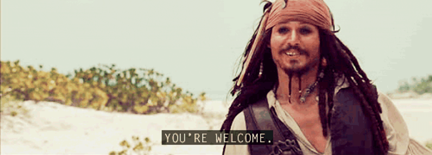Jack Sparrow You&re Welcome