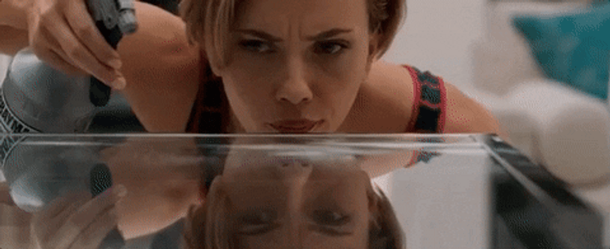 Scarlett Johansson Cleaning