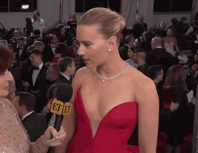 Scarlett Johansson Golden Globes