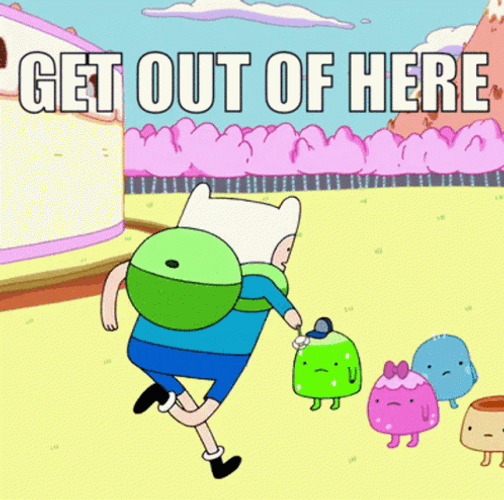 Get Out Finn Adventure Time